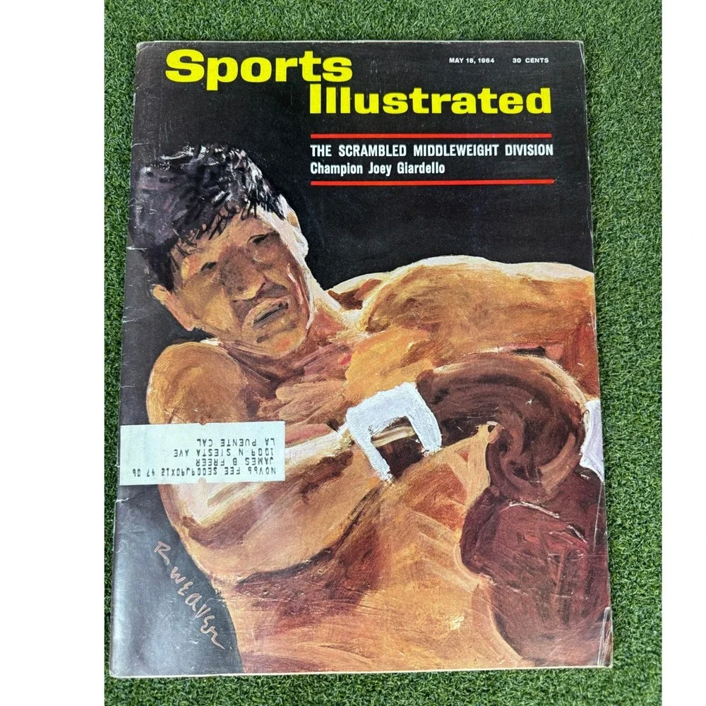 Sports Illustrated May 18 1964 Joey Giardello Boxing Cover‎ SI
